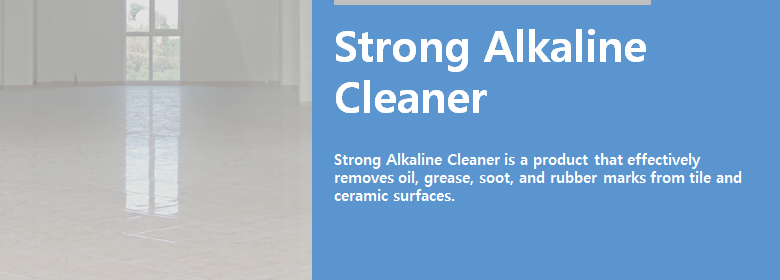 ConfiAd® Strong Alkali ne Cleaner is a product that effectively removes oil, grease, soot, and rubber marks from tile and ceramic surfaces.
